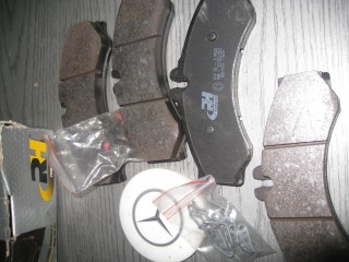 тормозные колодки перед-зад WVA29076 